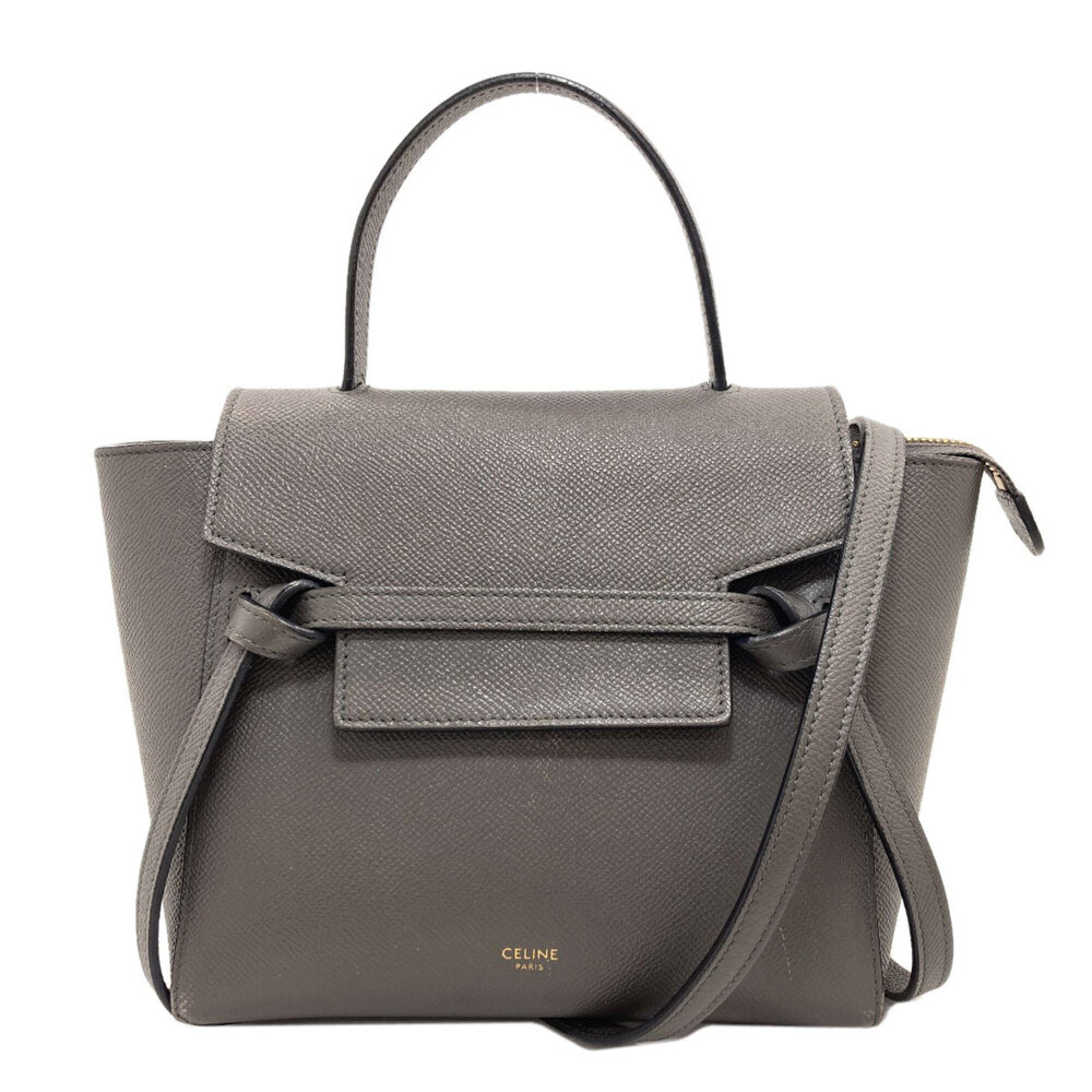 Celine Belt Bag Nano 2-Way Handbag Calfskin Women's CELINE
